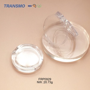 Paleta de Rubor en Polvo Compacto, Envase de Rubor Transparente con Cristales, Empaque de Rubor de Marca Privada - Product Image 4