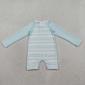 Maillots de bain pour tout-petits, ensembles hauts à manches longues avec fermeture éclair et shorts pour bébés garçons, vêtements de bain pour enfants - Product Image 6