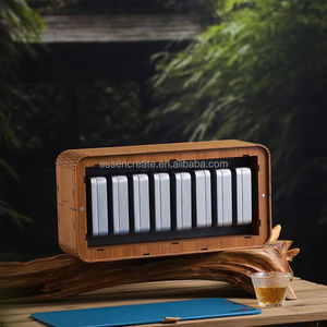 Cajas <span class=keywords><strong>de</strong></span> Madera Ecológicas para Empaque <span class=keywords><strong>de</strong></span> Té, Formas Rectangulares/Cuadradas, Grabado Láser, Colores Personalizados, Se Aceptan Pedidos Personalizados - Product Image 5