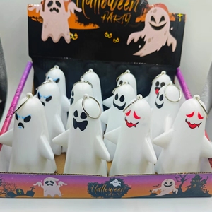 Colgantes de Fantasmas de Plástico con Pilas, Fantasmas Brillantes Portátiles, Espíritus Traviesos para Halloween, Navidad, Año Nuevo Chino y Fiestas - Product Image 3