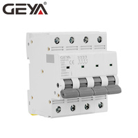 GEYA GYM9-125 4 pôles 40-125A 63Amp 80A DIN Rail électrique MCB DC disjoncteurs à courant continu interrupteur 400V en utilisation solaire