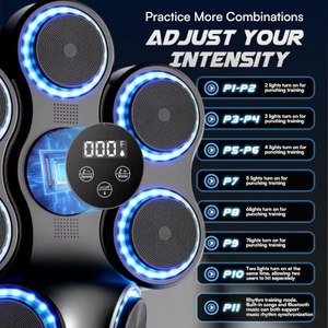 Music Boxing Wall Mount <b>Machine</b> Smart Boxing Traineing <b>Machine</b> Boxing <b>Workout</b> Equipment Target for Home Office Gym - Product Image 4