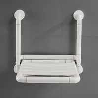 Chaise de bain murale moderne YJL-8956 large siège de douche de salle de bain avec accoudoir pour personnes âgées et handicapées