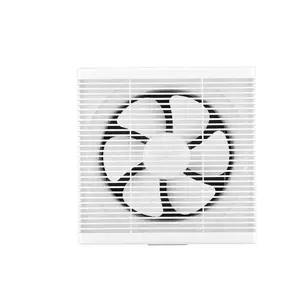 OEM/ODM Wholesale DC Automatic Blinds Small Exhaust Fan Kitchen Bathroom Wall Mounted Ventilation Fan