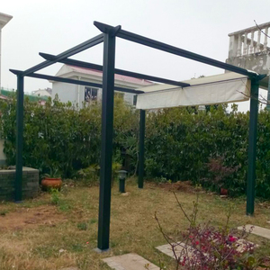<span class=keywords><strong>Auvent</strong></span> de cour de conception télescopique de pavillon d'alliage d'aluminium de cadre de raisin simple avec les bâtiments de jardin <span class=keywords><strong>en</strong></span> <span class=keywords><strong>bois</strong></span> traités par pression de nature - Product Image 2