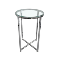 Table basse moderne de luxe en verre, MDF et métal pour salon, mobilier de maison certifié BSCI