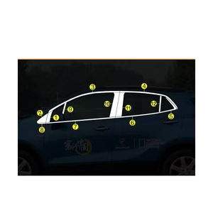 สแตนเลสตกแต่งขอบหน้าต่างรถสำหรับ Opel <span class=keywords><strong>mokka</strong></span> Buick ENCORE 2012 2013 2014 <span class=keywords><strong>2015</strong></span> 2016 2017ฝาครอบชุด2018รถยนต์ - Product Image 3