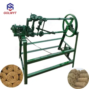 Hot sale rice rope knitter maker machine automatic rope machine low investment grass straw rope knitter machine