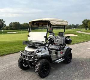 Carrito de Golf Compacto, Deslizamiento Suave, Scooter de Golf Resistente para Interiores y Exteriores, para Césped, para Caminos No Públicos - Product Image 4