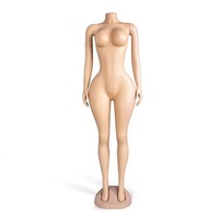 Precio de Fábrica Maniquíes Femeninos Desmontables de Cuerpo Completo Talla Grande Color Piel para Exhibición de Ropa de Mujer