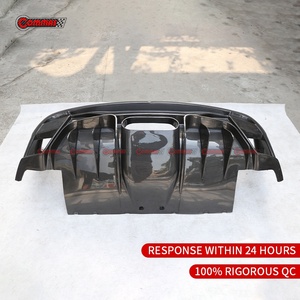 Diffuseur arrière de voiture en fibre de carbone semi-complète de style V Vors, qualité exceptionnelle, pour Ferrari 458 - Product Image 5