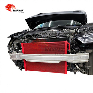 Kit de Radiador de Agua Intercooler Delantero de Competición con Mangueras de Silicona Compatible con <span class=keywords><strong>Audi</strong></span> <span class=keywords><strong>A6</strong></span> A7 C7 C7.5 <span class=keywords><strong>3.0</strong></span> <span class=keywords><strong>BiTDI</strong></span> 2011-2018 - Product Image 4