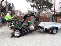 Internat ionaler Mini kleiner Garten Obstgarten Allrad hinter Lader Bagger Traktor zu verkaufen