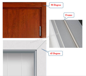 Puerta de losa de madera de PVC MDF para casa, diseño Simple turco, de lujo, barata, China - Product Image 3