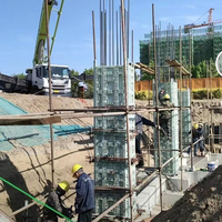 Coffrage de Construction Réglable en Plastique ABS pour Murs, Colonnes et Piliers