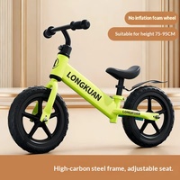 Vélo d'équilibre pour enfants, à deux roues, pneus de 10 pouces, en nylon et acier, trottinette, vélo à roulettes, jouet pour tout-petits de 1 à 6 ans