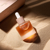Flacon compte-gouttes en verre borosilicate rose orangé dépoli à épaule plate de 30 ml, 50 ml, 100 ml, 120 ml pour huile cosmétique et sérum