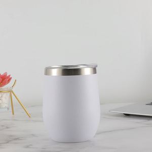 304 Food Safe Stainless Steel Interior Egg Tumbler <b>Cup</b> <b>Reusable</b> Eco Friendly <b>Cup</b> for Beach Camping Hiking ASM09 - Product Image 3