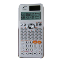 Calculatrice scientifique d'examen professionnel 552 fonctions écran LCD de batterie solaire à double énergie pour la classe de mathématiques d'ingénierie universitaire