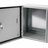 Boîtier de distribution métallique anti-corrosion avec revêtement par pulvérisation pour projets de construction