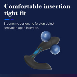 실리콘 전립선 마사지기 | 회음부 자극 기능의 남성용 강력 진동 애널 플러그 | OEM/ODM 공장 - Product Image 4