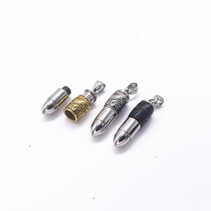 yunnique Collier Pendentif Balle en Acier Inoxydable Or Noir Argent Ouvertable, Bijou Tendance, Cadeau - Product Image 3