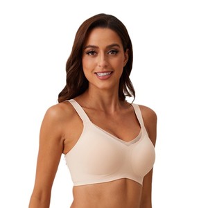 Bralette Push up <span class=keywords><strong>con</strong></span> <span class=keywords><strong>reggiseno</strong></span> Wireless <span class=keywords><strong>senza</strong></span> cuciture Bestseller Plus Size <span class=keywords><strong>con</strong></span> coppe imbottite, maglia traspirante Comfort per le donne - Product Image 3