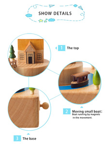 Nhà Máy Bán buôn Chất lượng cao cầu nhỏ tùy chỉnh âm nhạc bằng gỗ hộp với biểu tượng tùy chỉnh - Product Image 4