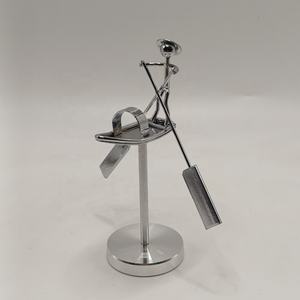 <span class=keywords><strong>Adorno</strong></span> de Equilibrio de Arte Moderno <span class=keywords><strong>para</strong></span> Decoración del Hogar u Oficina, Péndulo, <span class=keywords><strong>Cuna</strong></span> de Newton, Figura de Pescador, Hombre Equilibrista, Decoración de Escritorio - Product Image 3