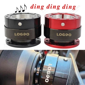 Kit d'adaptateur de moyeu de volant Ding bleu brûlé en fibre de carbone Corps amovible Volant à encliqueter Dégagement rapide avec LOGO - Product Image 3