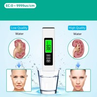 Testeur de qualité de l'eau TDS METER 3 en 1, écran LCD numérique, TDS EC PPM, stylo pour aquarium, piscine, maison, eau potable
