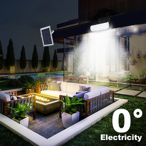 Lámpara Colgante Solar Cuadrada de 126 LED, 3 Modos, Sensor de Movimiento, IP65 Impermeable, para Jardín, Exterior, Montaje en Pared - Product Image 6