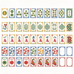 2026 Neue Bama Mahjong Ginger Tiles – das Ginger 160 Acryl-Mahjong-Set mit 4 Lagen und Bama Mahjong-Matte - Product Image 6