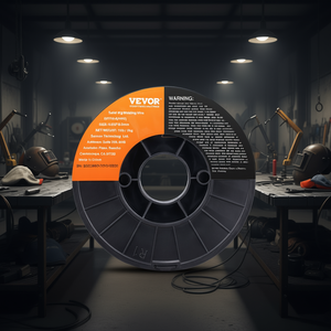 Alambre de soldadura MIG sólido VEVOR de 0,035 pulgadas ER70S-6, 11 libras, para aleación de aluminio y acero al carbono - Product Image 2