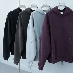 2025 peso pesado mejor venta Puff estampado personalizado de gran tamaño Sudadera con capucha fabricante de ropa gruesa suave Sudadera con capucha para hombres - Product Image 1