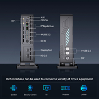 Mini PC para Juegos, Intel Core I9 12900F/I7 12700F/I5 12400F, RTX 3050 6G, DDR5 96GB RAM, 2 NVMe SSD, HD, DP