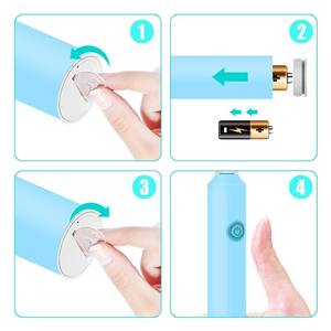 Brosse à dents pour enfants alimentée par piles, 6 vitesses, vibration sonique, fonctionne avec des piles AA, étanche IPX7, minuteur de 2 minutes, soins dentaires pour enfants - Product Image 6