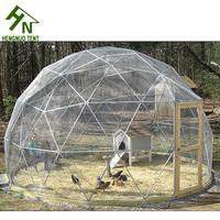 Tente d'extérieur transparente de type igloo pour jardin, dôme géodésique