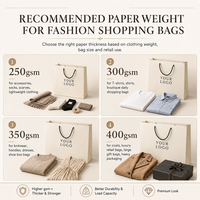 Sac en papier texturé de luxe avec estampage à chaud, poignée en ruban et boîte en carton rigide pour boutique de vêtements de luxe