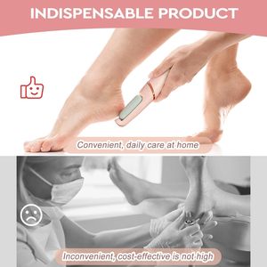 Dispositivo Eléctrico para Remover Callos y Exfoliar los Pies con Alimentación USB y Cabezales <span class=keywords><strong>de</strong></span> Repuesto para Pedicura - Product Image 6
