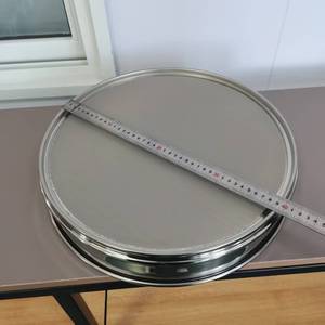 Tamis d'essai standard 200 mm ASTM E11 SS304 à mailles ultra fines 100-200 (0,15-0,075 mm) pour la gradation de poudres en laboratoire pharmaceutique - Product Image 4