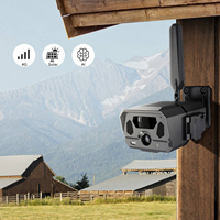 Caméra de sécurité intelligente WILLFINE AI 4G pour ferme, 4G LTE avec panneau solaire et fonction GPS
