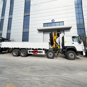 重型新型中国重汽豪沃8X4 10吨液压臂式起重车 - Product Image 3
