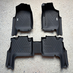 พรมปูพื้นรถยนต์คุณภาพสูง ทนทานทุกสภาพอากาศ แบบ 5D ลึกพิเศษ ทำความสะอาดง่าย สำหรับรถยนต์อีซูซุ ดีแม็กซ์ ปี 2007 - Product Image 2