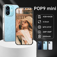 Teléfono Inteligente para Niños POP9 Mini de 4.0 Pulgadas, Original, Nuevo, de Moda, Doble SIM, Pantalla HD, Precio Ultrabajo
