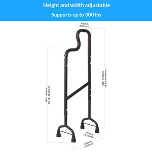 Height Adjustable Stair Climbing Cane, Elderly Stair Assist Walking Stick, Household Stair Support Handrail Mobility Aid Wholesa - Product Image 3