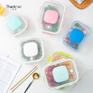 Vacare, duradero, sin BPA, contenedor de alimentos hermético, caja de almacenamiento al vacío, fiambrera rectangular al vacío, accesorios de despensa de cocina - Product Image 6