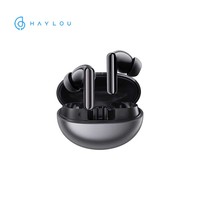 Écouteurs sans fil HAYLOU Flowbuds N55 avec ANC, Bluetooth 5.3, son Hi-Fi, charge Type-C, étanchéité IPX5, LED intégrés