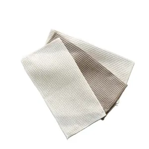 最热门格子毛巾，可爱的超细纤维华夫格织升华厨房巾