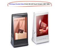 Kiosque de commande tactile double écran LCD 8 pouces FYD-868 Plus X unique, affichage numérique de menu publicitaire compact pour table